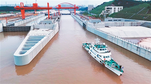 平陆运河完成首次全航段巡航检查.jpg